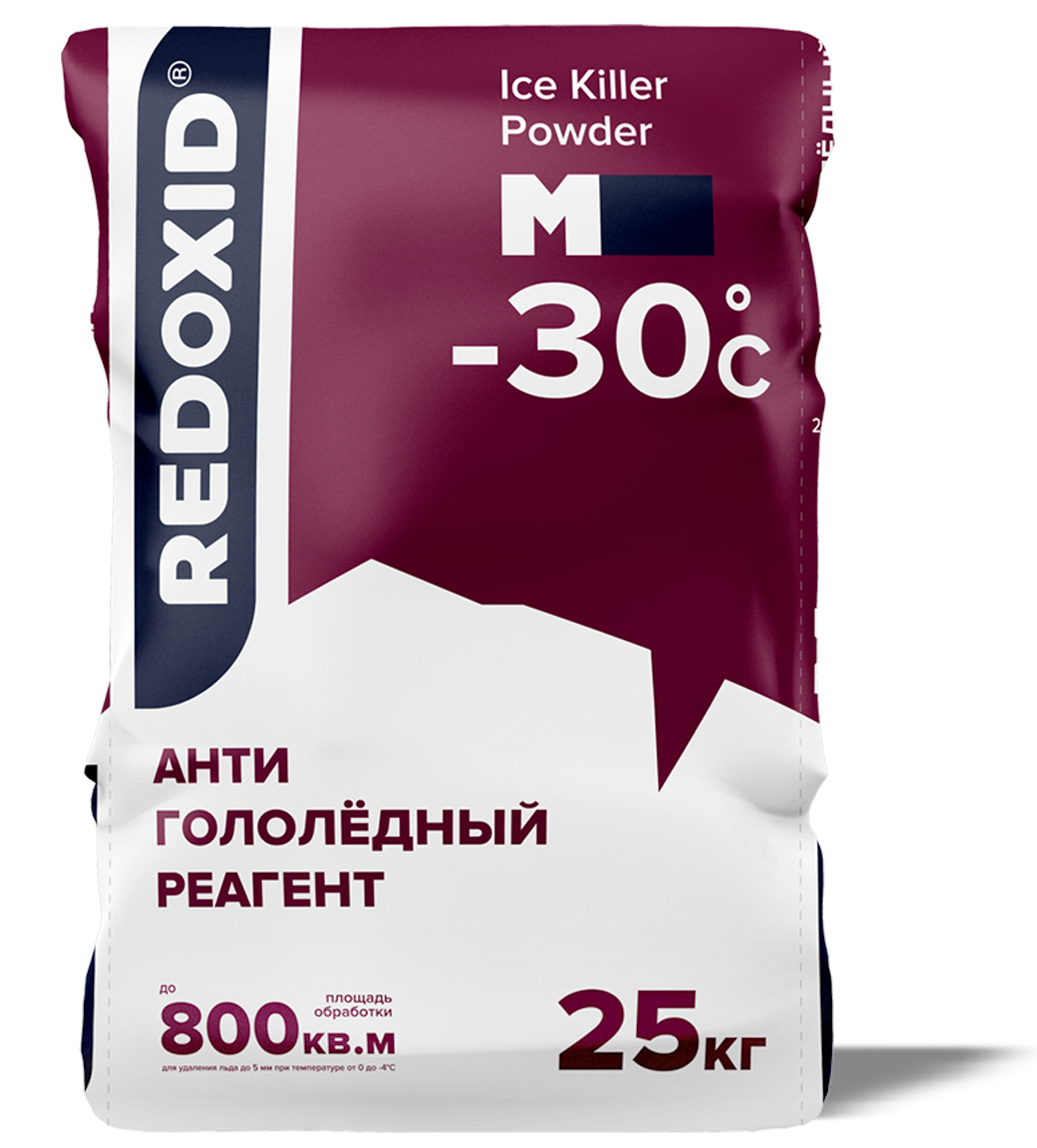 2104-25 • Ice Killer Powder M (Айс Киллер Паудер М) 25кг, Антигололёдный реагент для t не ниже -30С