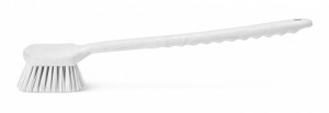 Haccper Щетка с длинной ручкой, для мытья и оттирки, жесткая, 500 мм, белая