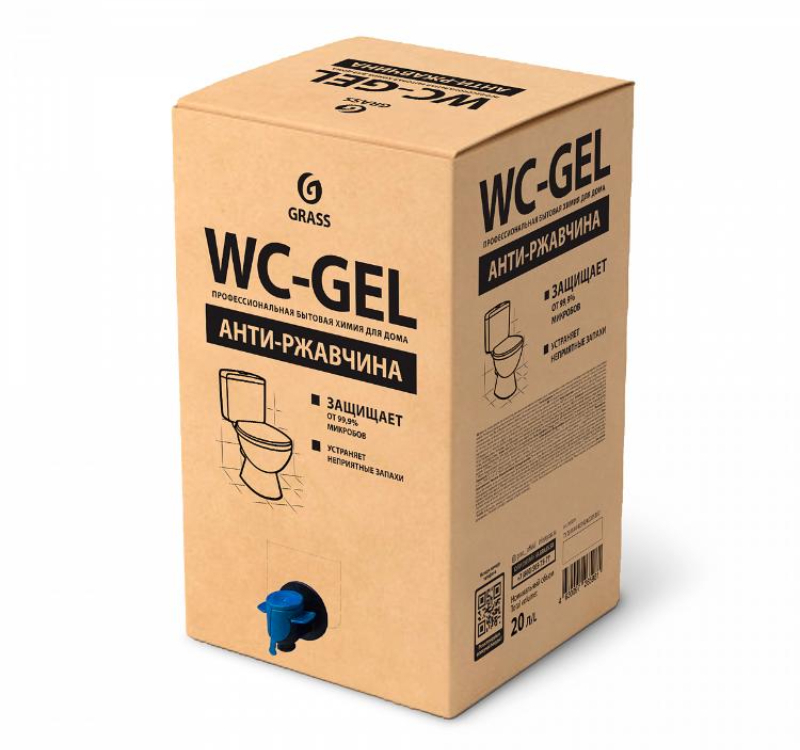Средство для чистки сантехники «WC-gel», bag-in-box 20,8 кг