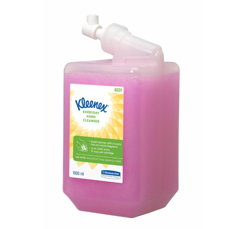 Kleenex® Everyday Use Жидкое мыло для рук для ежедневного использования — Картридж / Розовый / 1 л