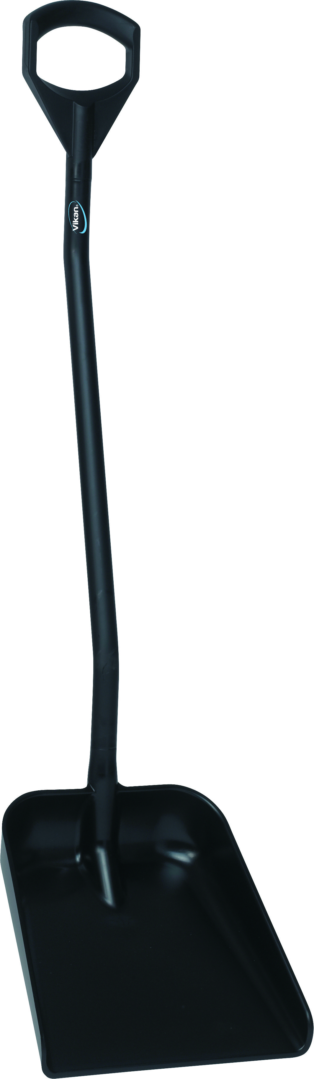 Эргономичная большая лопата с длинной ручкой,1310 мм, черная