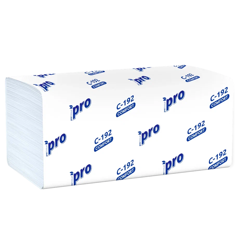 Полотенца бумажные V-сложения «PROtissue»  (плотность 33 гр/м2)