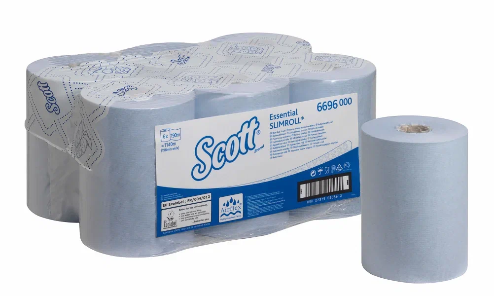 Scott® Essential™ Slimroll™ Полотенца для рук — Рулон / Синий
