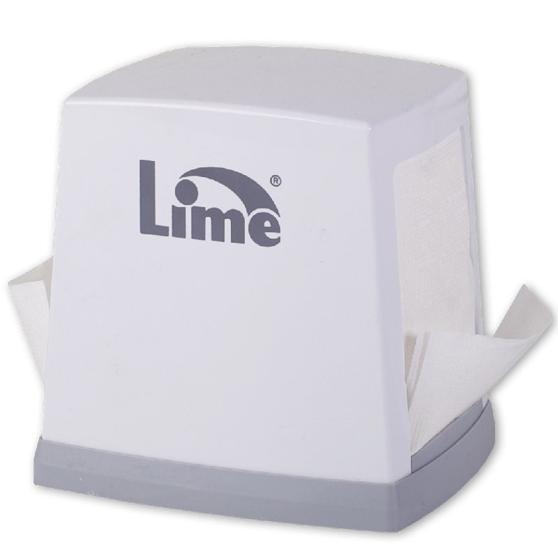 Lime диспенсер настольный для диспенсерных салфеток белый