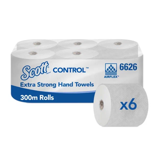 Scott® CONTROL EXTRA STRONG Полотенца для рук — Рулон / Белый