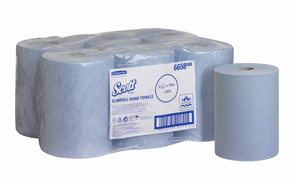 Scott® Slimroll™ Полотенца для рук — Синий