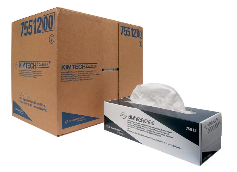 Kimtech® Science Протирочный материал для точных работ — Коробка Рор-Up / Белый / Большой