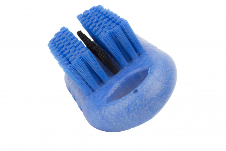 Haccper Щетка для мытья рук и ногтей с комбинированной щетиной, 127 мм, синяя