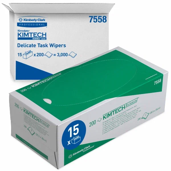 Kimtech® Science Протирочный материал для деликатных работ — 200 листов / Белый