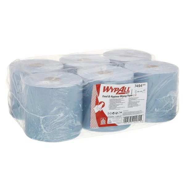 WypAll® L10 Протирочный материал для пищевой промышленности и общей очистки — Centrefeed for Reach+™ / Синий