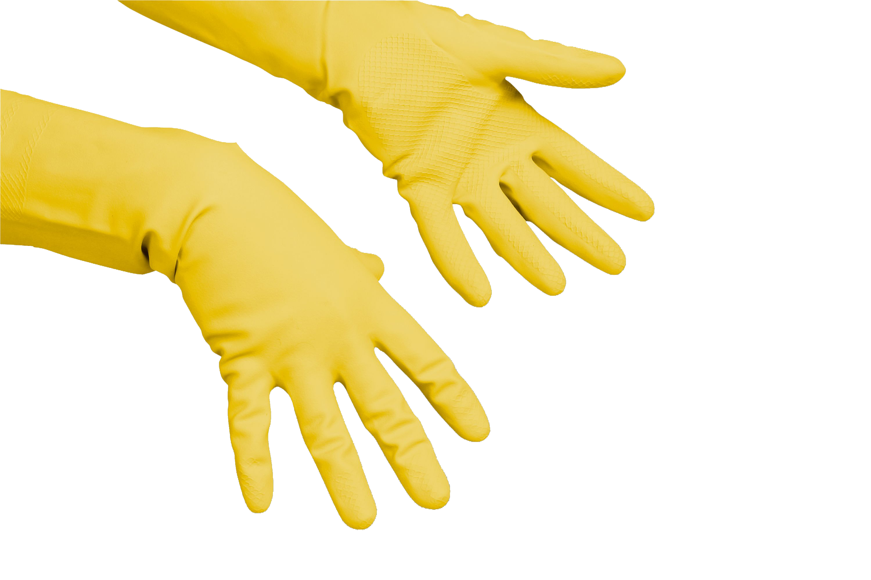 Резиновые перчатки многоцелевые  жёлтый M