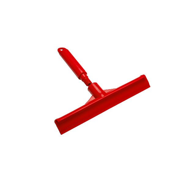 Сгон HACCPER сверхгигиеничный ручной однолезвенный, с мини рукояткой 300 мм. Красный