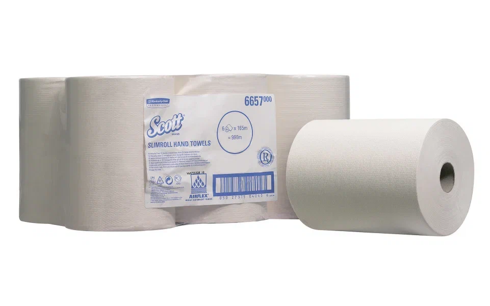 Scott® Control™ Slimroll™ Полотенца для рук — Рулон / Белый