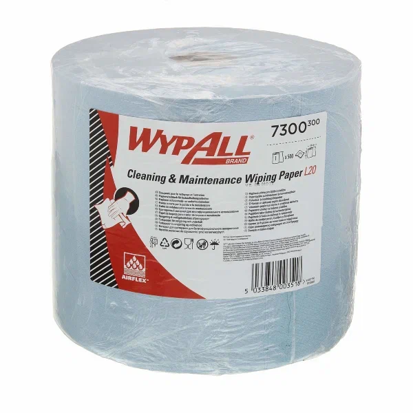 WypAll® L20 Протирочный материал для многофункционального использования — рулон Jumbo / Синий