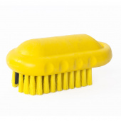 Haccper Щетка для мытья рук и ногтей с комбинированной щетиной, 127 мм, жёлтая