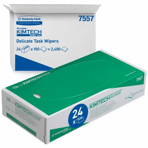 Kimtech® Science Протирочный материал для деликатных работ — 100 листов / Белый / 2 слоя