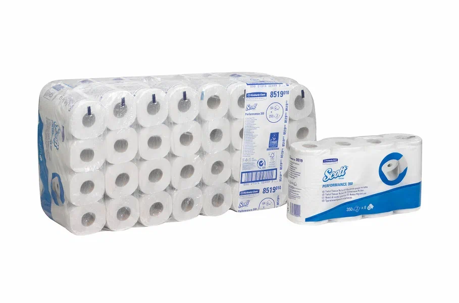 Scott® Essential™ Туалетная бумага — Маленький рулон / Белый