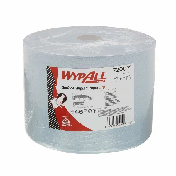WypAll® L10 Протирочный материал для поверхностей — рулон Jumbo / Синий