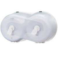 294025 Tork SmartOne двойной диспенсер для туалетной бумаги в мини рулонах белый 472028