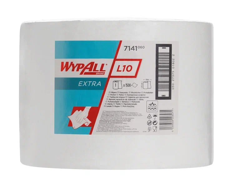 WypAll® L10 EXTRA Протирочный материал — Большой рулон / Белый