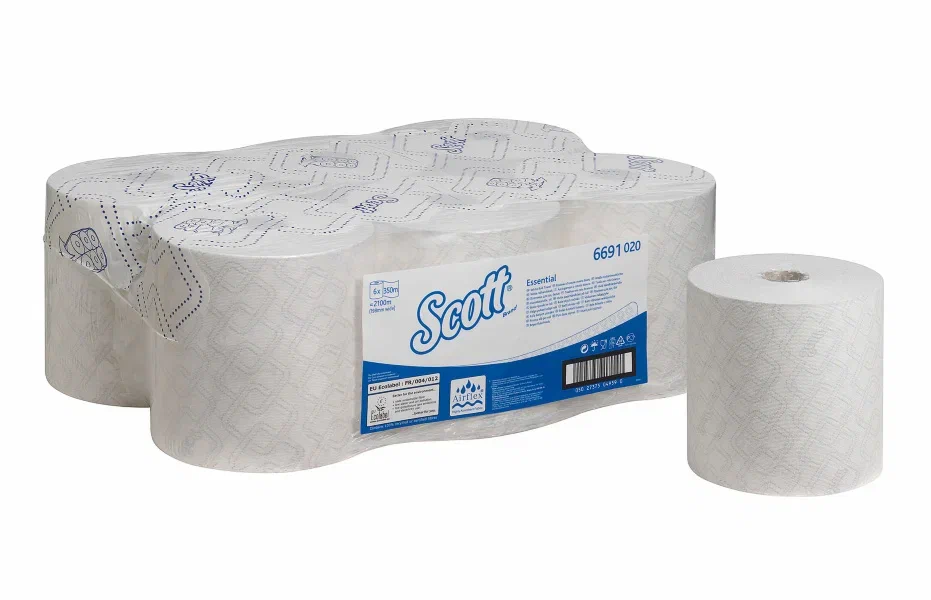 Scott® Essential™ Полотенца для рук — Рулон / Белый