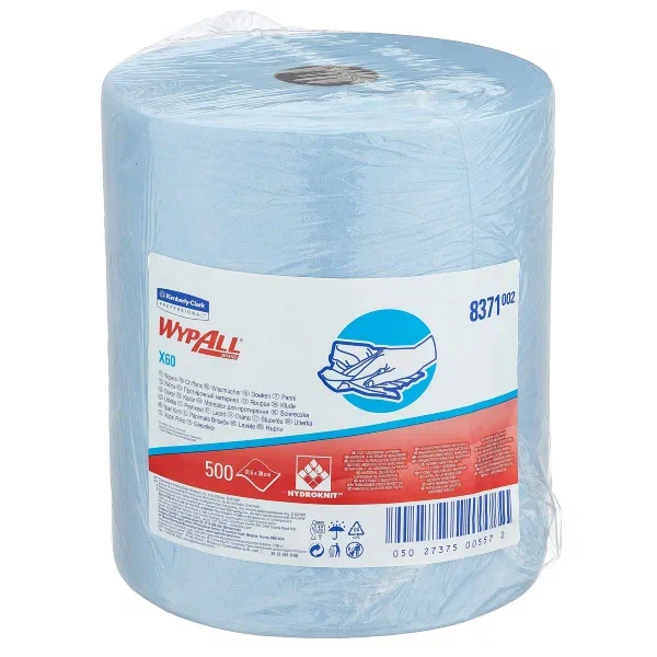 WypAll® X60 Протирочный материал — Большой рулон / Синий