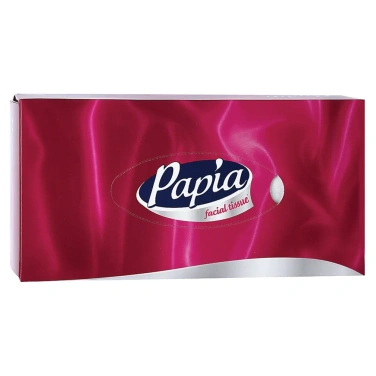 Детальное фото товара: Салфетки бумажные в коробке Papia 5055478 2-слойные, 24 пачки по 100 листов