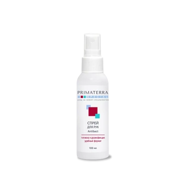 Детальное фото товара: Спрей для рук Antibact линейки Primaterra Special