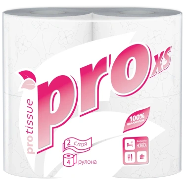 Детальное фото товара: Туалетная бумага PROtissue Premium двухслойная 4 рулона