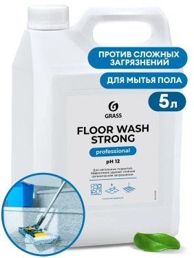 Детальное фото товара: Щелочное средство для мытья пола «Floor wash strong», канистра 5,6 кг