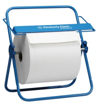 Детальное фото товара: Kimberly-Clark Professional™ Настенный диспенсер для протирочных материалов — Большой рулон / Синий