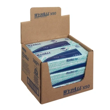 Детальное фото товара: WypAll® X50 Протирочный материал — Сложенные / Зеленый