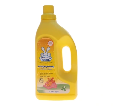 Детальное фото товара: Кондиционер для белья 1,2л Ушастый Нянь с алоэ вера