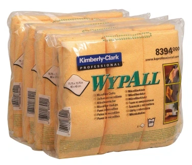 Детальное фото товара: WypAll® Микрофибра — Сложенная / Желтый /40 x 40 см