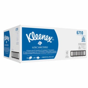 Детальное фото товара: Kleenex® Ultra™ Сложенные полотенца для рук — Сложенные / Белый