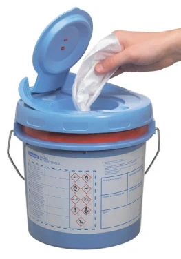 Детальное фото товара: Kimtech® Wettask™ Диспенсер для протирочного материала в рулонах — Ведро / Синий