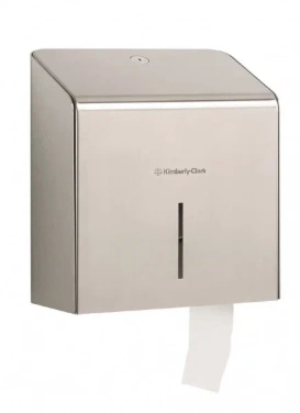 Детальное фото товара: Kimberly-Clark Professional™ Диспенсер для туалетной бумаги — Мини Jumbo / Нержавеющая сталь