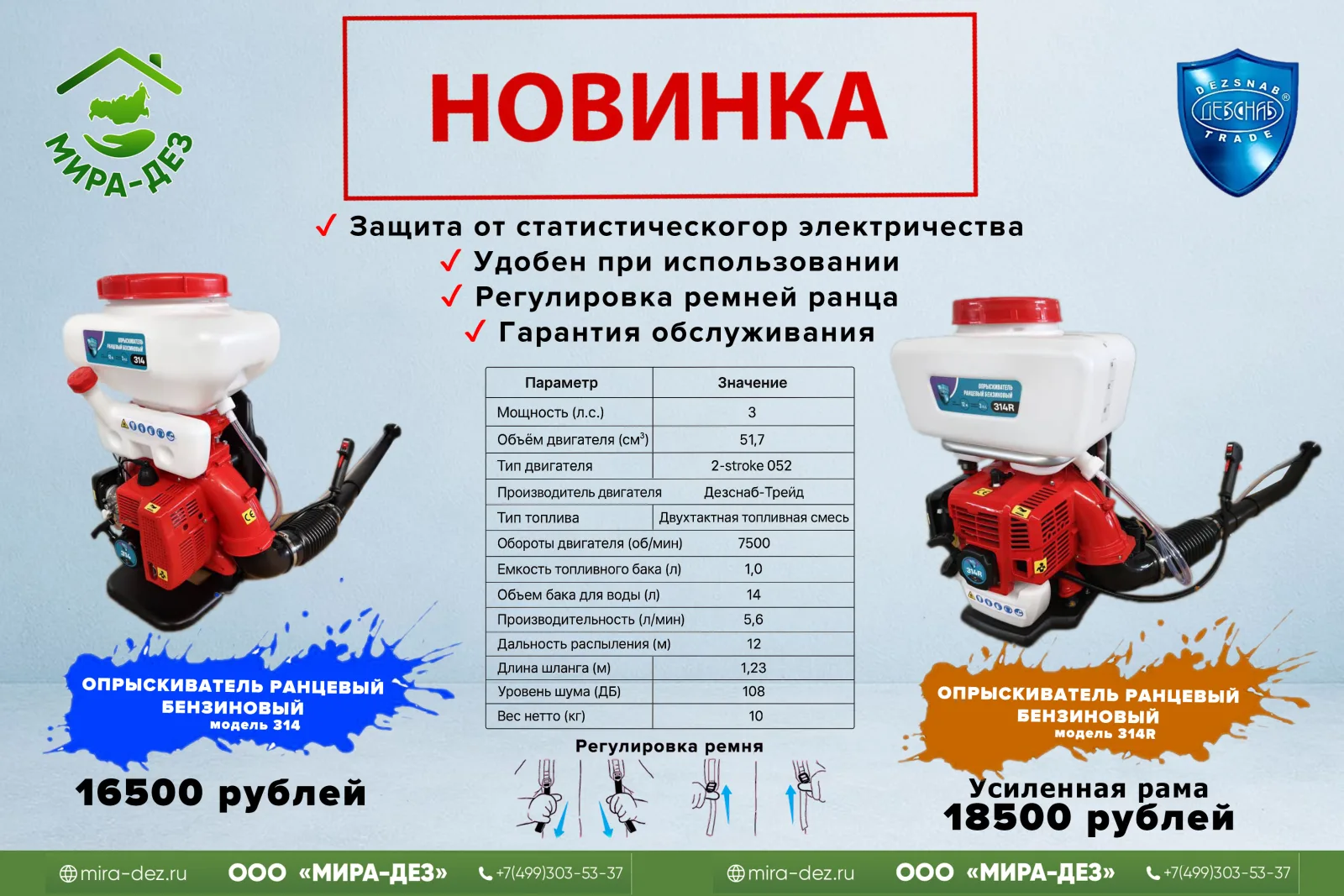 РАНЦЕВЫЙ ОПРЫСКИВАТЕЛЬ