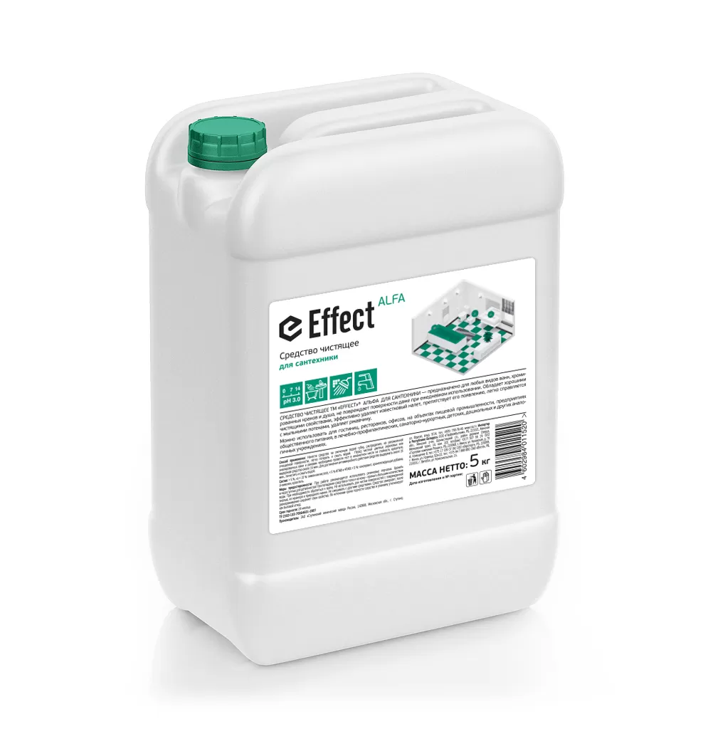 Фото товара: EFFECT АЛЬФА 101 Средство чистящее для сантехники, 5 л