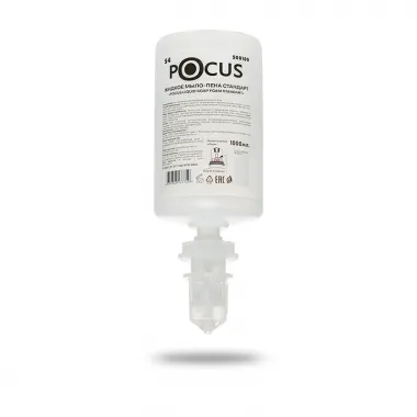 Фото товара: Жидкое мыло-пена Стандарт «POCUS LIQUID SOAP FOAM STANDART» ТМ POCUS, флакон 1 л, (S4)