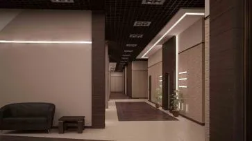 Технология уборки. Влажная уборка твердого пола на площадях с низкой заставленностью бизнес центра