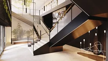 Технология уборки. Влажная уборка твердого пола в зонах коридора и лестницы бизнес центра