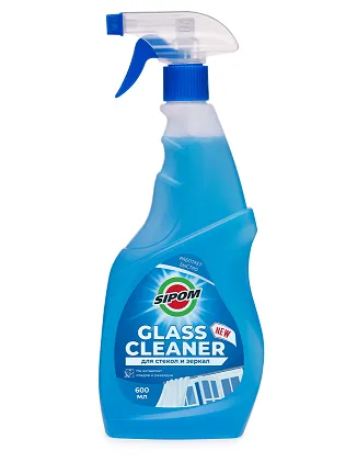 Фото товара: Средство для очистки SIPOM GLASS CLEANER ИПС, 600 мл
